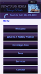 Mobile Screenshot of pennsylvaniamobilenotary.net