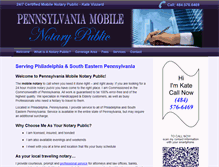 Tablet Screenshot of pennsylvaniamobilenotary.net